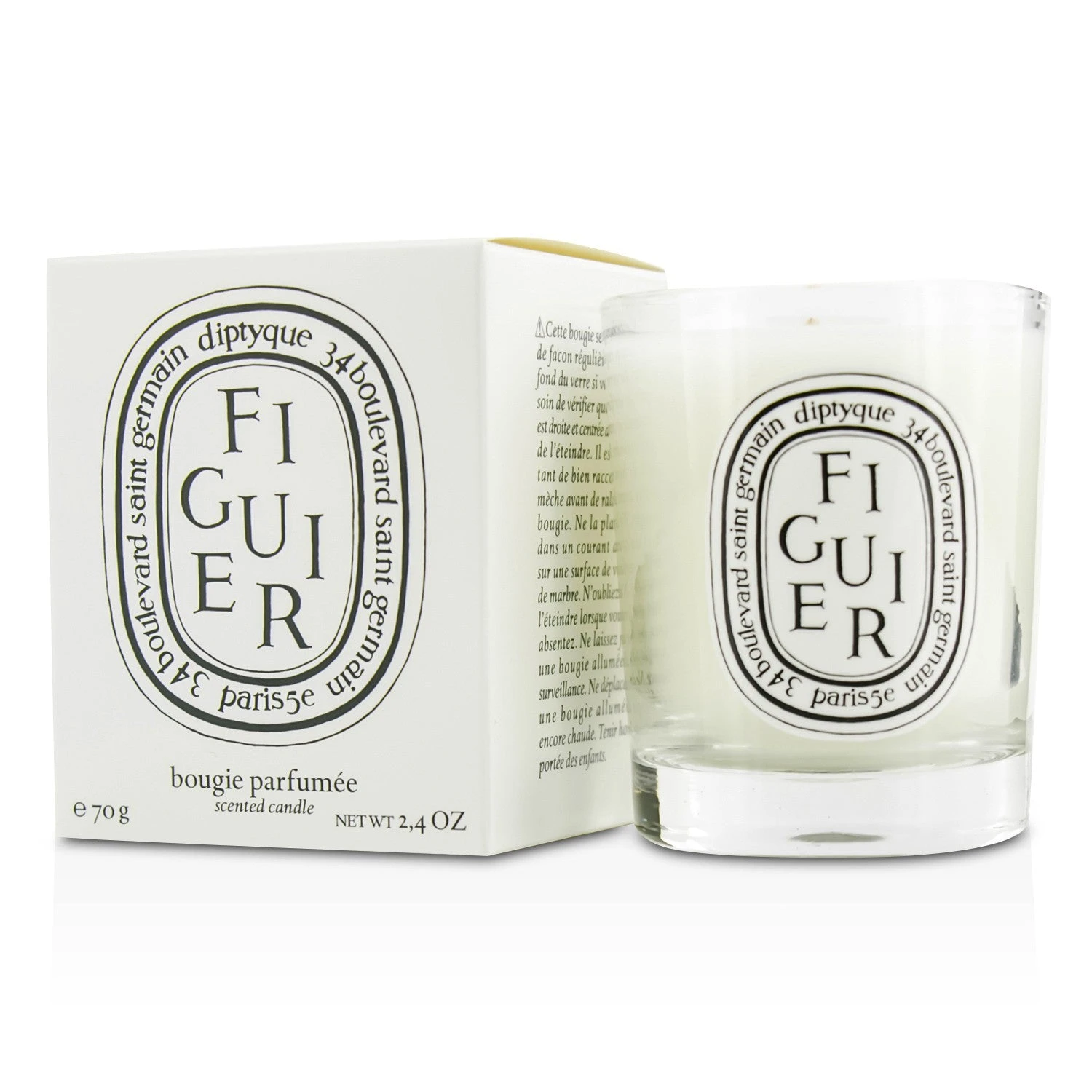Diptyque Scented Candle - Figuier (Fig Tree) 70g/2.4oz 1 Diptyque Scented Candle - Figuier (Fig Tree) 70g/2.4oz