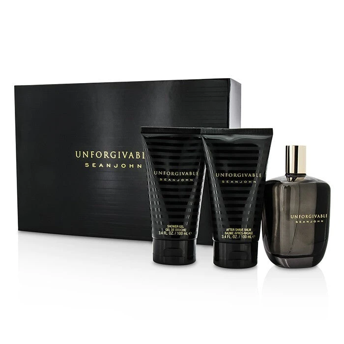 Sean John Unforgivable Coffret: Eau De Toilette Spray + After Shave Balm 100ml/3.4oz + Shower Gel 100ml/3.4oz 3pcs 125ml/4.2oz 1 Sean John Unforgivable Coffret: Eau De Toilette Spray + After Shave Balm 100ml/3.4oz + Shower Gel 100ml/3.4oz 3pcs 125ml/4.2oz