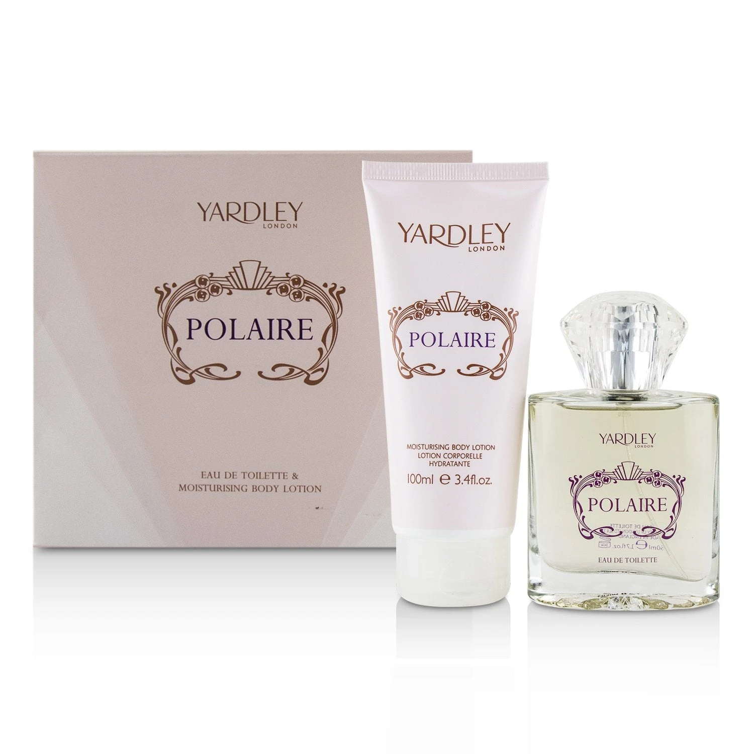 Yardley London Polaire Coffret: Eau De Toilette Spray 50ml/1.7oz + Moisturising Body Lotion 100ml/3.4oz 2pcs 1 Yardley London Polaire Coffret: Eau De Toilette Spray 50ml/1.7oz + Moisturising Body Lotion 100ml/3.4oz 2pcs