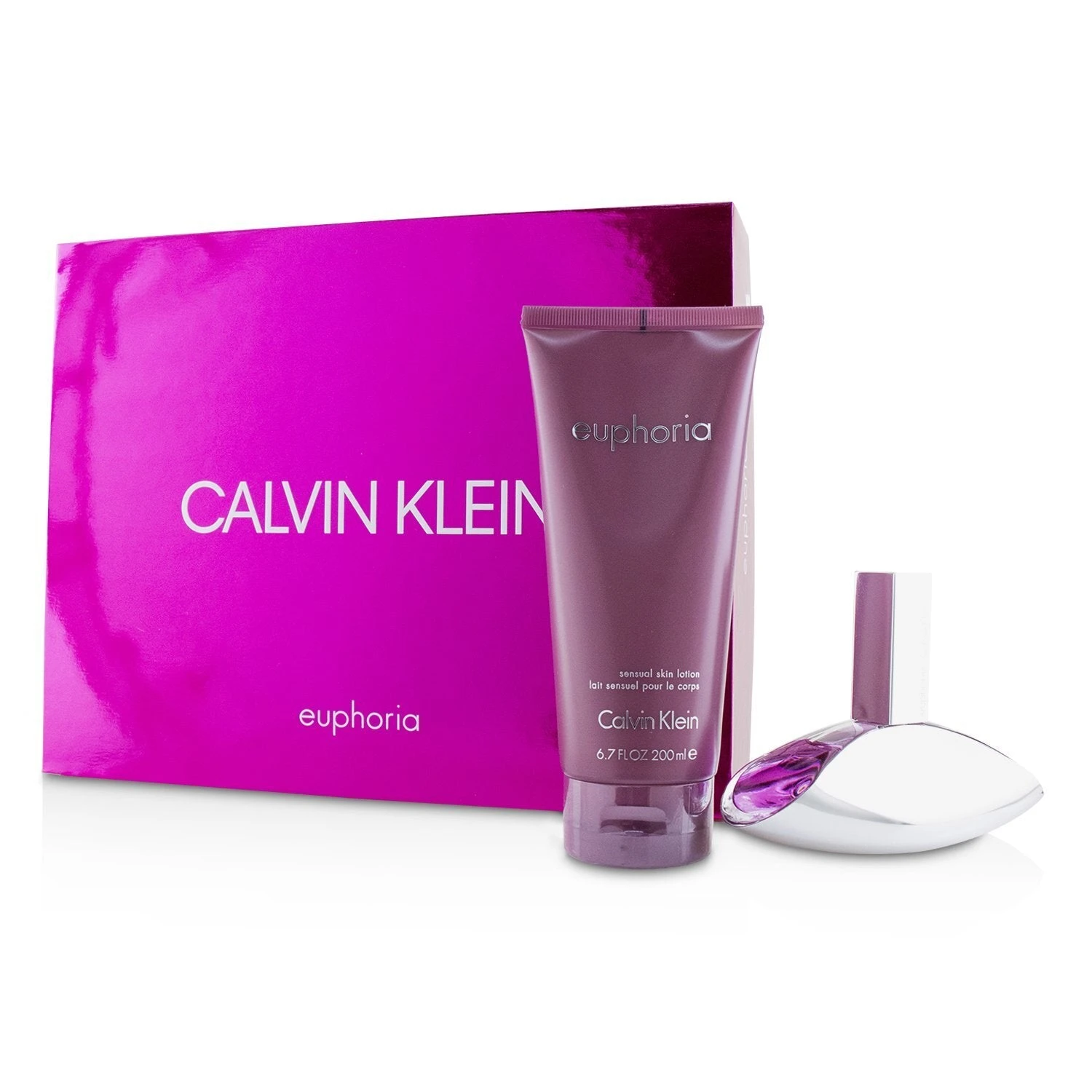 Calvin Klein Euphoria Coffret: Eau De Parfum Spray 50ml/1.7oz + Sensual Skin Lotion 200ml/6.7oz 2pcs 1 Calvin Klein Euphoria Coffret: Eau De Parfum Spray 50ml/1.7oz + Sensual Skin Lotion 200ml/6.7oz 2pcs
