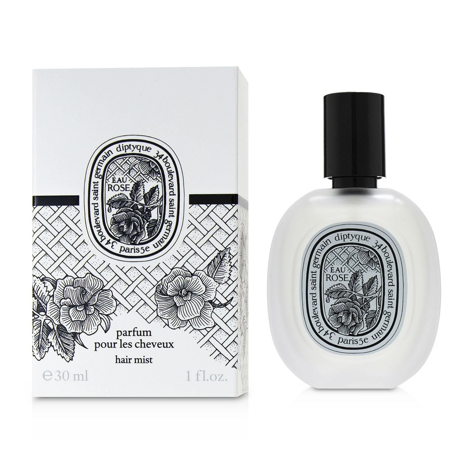 Diptyque Eau Rose Hair Mist 2 Diptyque Eau Rose Hair Mist - Image 2