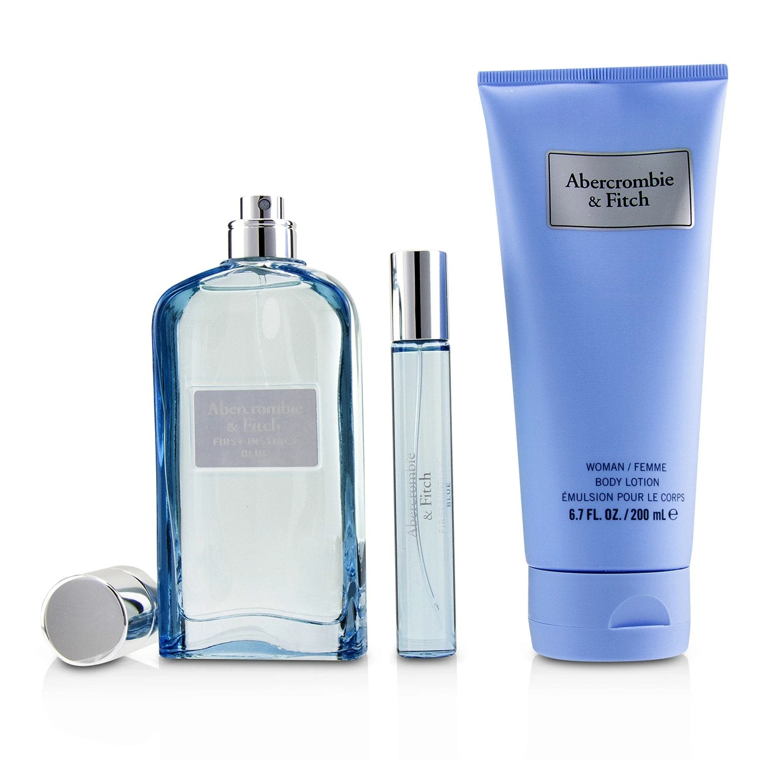 Abercrombie & Fitch First Instinct Blue Coffret: Eau De Parfum Spray 100ml/3.4oz + Body Lotion 200ml/6.7oz + Eau De Parfum Spray 15ml/0.5oz 3pcs 3 Abercrombie & Fitch First Instinct Blue Coffret: Eau De Parfum Spray 100ml/3.4oz + Body Lotion 200ml/6.7oz + Eau De Parfum Spray 15ml/0.5oz 3pcs - Image 3