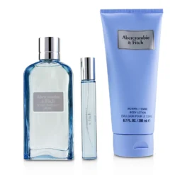 Abercrombie & Fitch First Instinct Blue Coffret: Eau De Parfum Spray 100ml/3.4oz + Body Lotion 200ml/6.7oz + Eau De Parfum Spray 15ml/0.5oz 3pcs