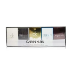 Calvin Klein Miniature Coffret: CK One Edt 10ml + Eternity Edt 10ml +CK One Gold Edt 10ml+Eternity Air Edt 10ml+ Euphoria Men EDT 10ml 5x10ml/0.33oz