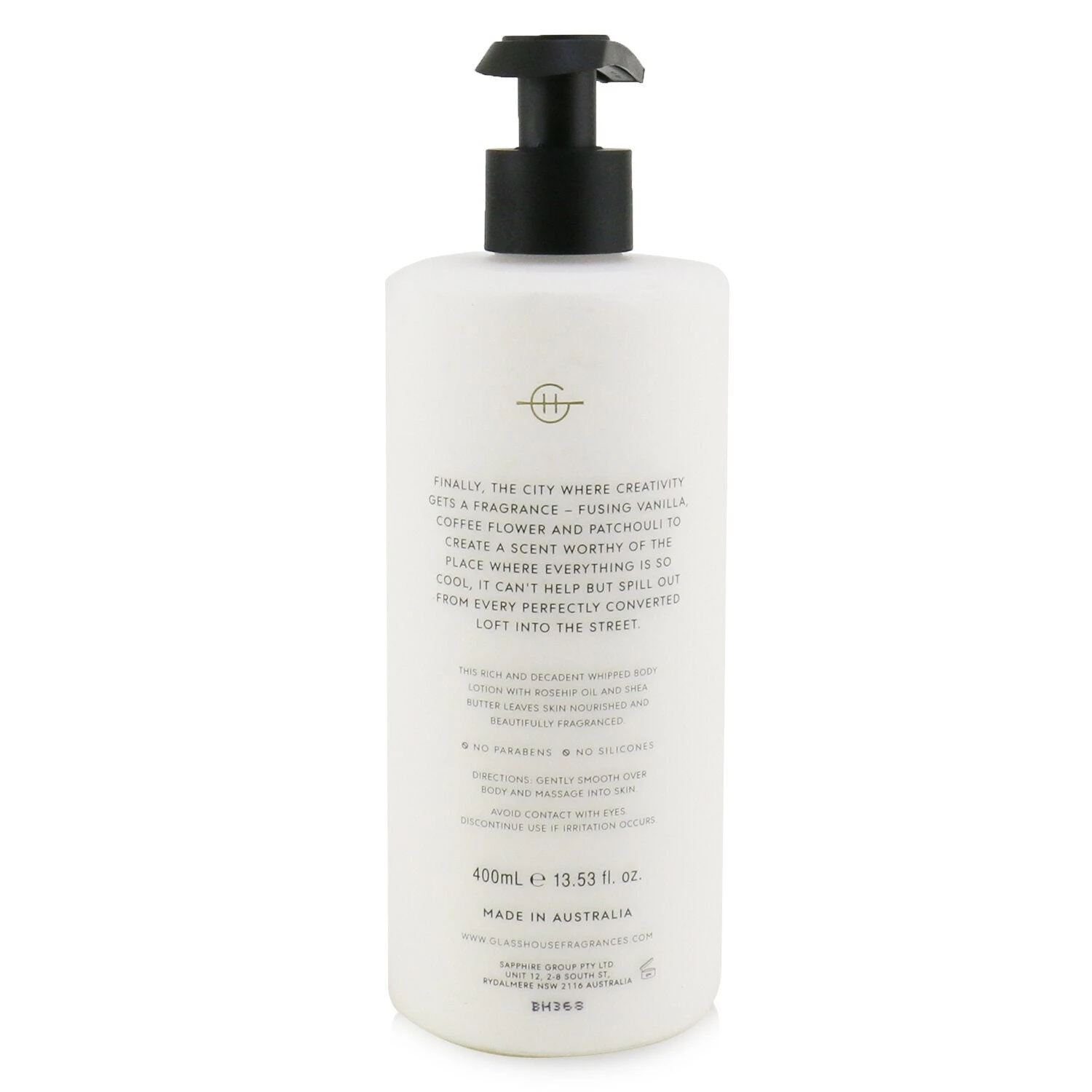Glasshouse Body Lotion - Melbourne Muse (Coffee Flower & Vanilla) 400ml/13.53oz 3 Glasshouse Body Lotion - Melbourne Muse (Coffee Flower & Vanilla) 400ml/13.53oz - Image 3