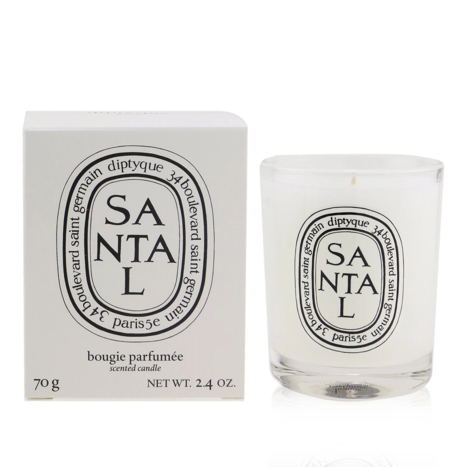 Diptyque Scented Candle - Santal (Sandalwood) 70g/2.4oz 2 Diptyque Scented Candle - Santal (Sandalwood) 70g/2.4oz - Image 2