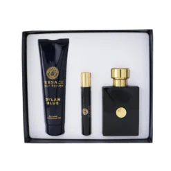 Versace Dylan Blue Coffret: Eau De Toillete Spray 100ml/3.4oz + Eau De Toillete Spray 10ml/0.3ozl + Bath&Shower Gel 150ml/5oz 3pcs