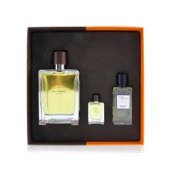 Hermès Hermes Terre D'Hermes Eau Intense Vetiver Coffret: Eau De Parfum 100ml/3.3oz + Hair & Body Shower Gel 40ml/1.35oz + Eau De Parfum 5ml/0.17oz 3pcs -Demeter || Voluspa || Versace Shop 25549640114 2
