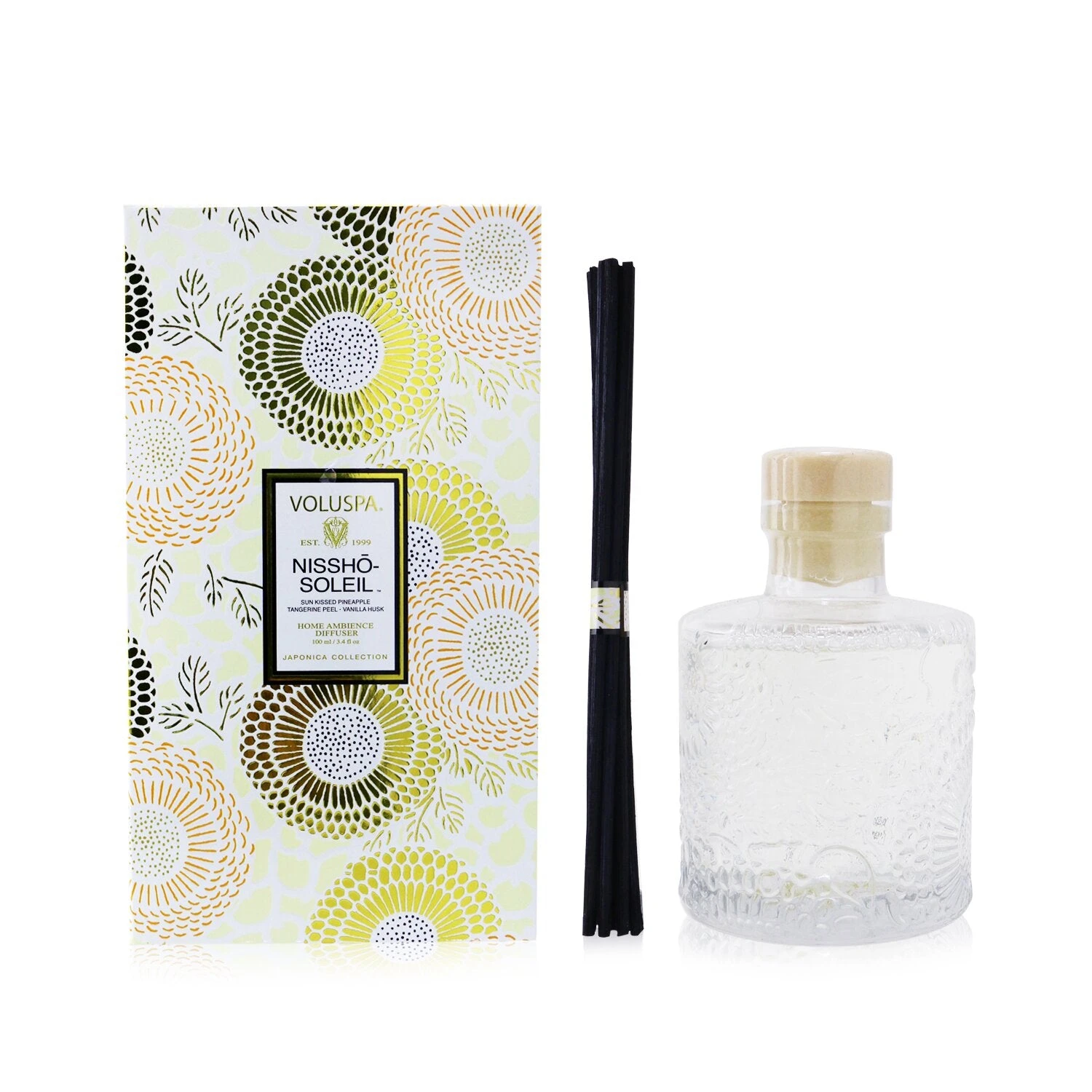 Voluspa Reed Diffuser - Nissho Soleil 100ml/3.4oz 2 Voluspa Reed Diffuser - Nissho Soleil 100ml/3.4oz - Image 2
