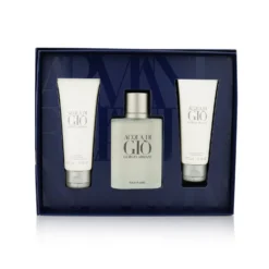 Giorgio Armani Acqua Di Gio Coffret: Eau De Toilette Spray 100ml/3.4oz + All Over Body Shampoo 75ml/2.5oz + After Shave Balm 75ml/2.5oz 3pcs