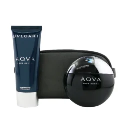 Bvlgari Aqva Pour Homme Coffret: Eau De Toilette Spray 100ml/3.4oz + After Shave Balm 100ml/3.4oz + Pouch 2pcs+Pouch -Demeter || Voluspa || Versace Shop 25919935014