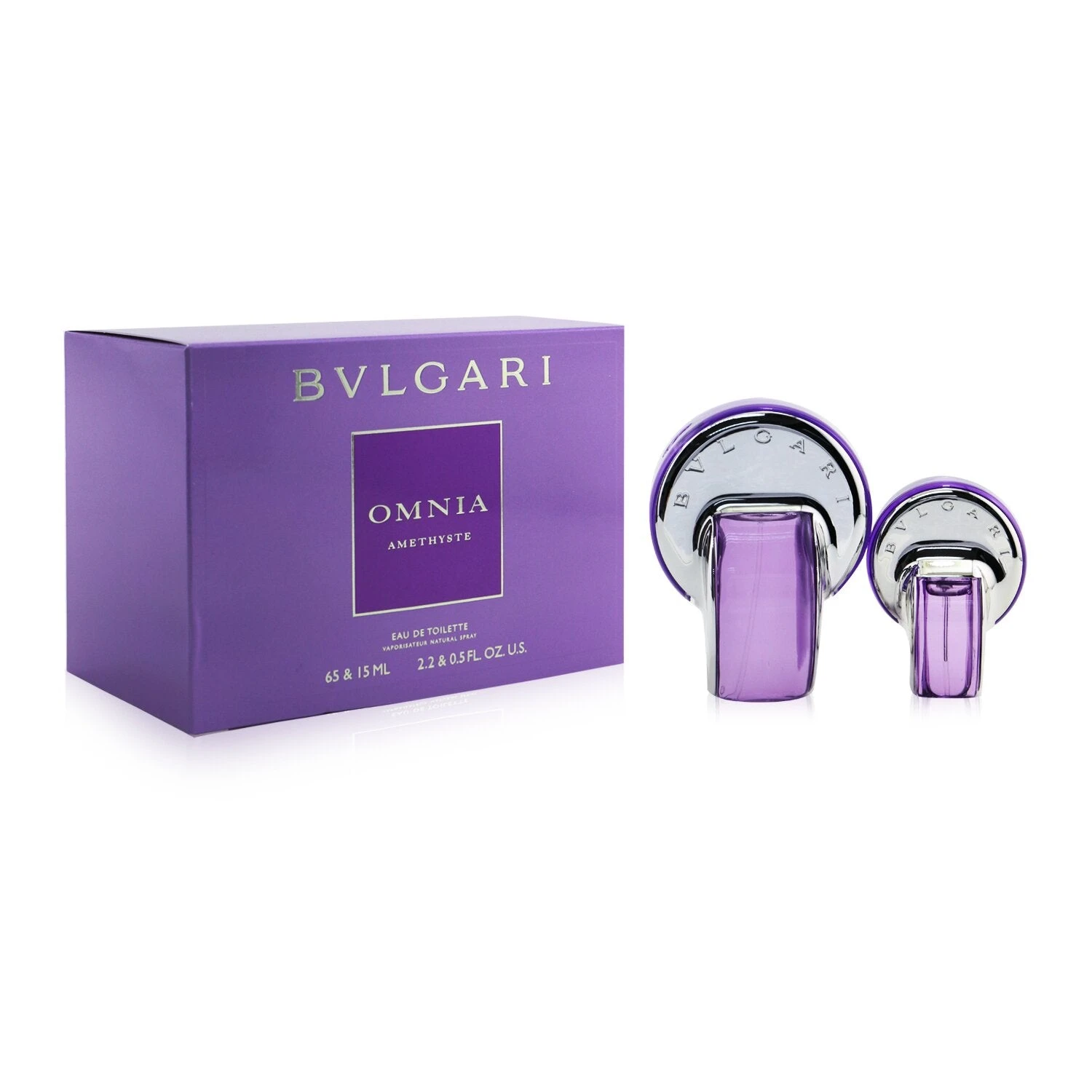 Bvlgari Omnia Amethyste Coffret: Eau De Toilette Spray 65ml/2.2oz + Eau De Toilette Spray 15ml/0.5oz 2pcs 2 Bvlgari Omnia Amethyste Coffret: Eau De Toilette Spray 65ml/2.2oz + Eau De Toilette Spray 15ml/0.5oz 2pcs - Image 2