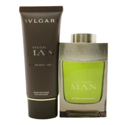 Bvlgari Man Wood Essence Coffret: Eau De Parfum Spray 100ml/3.4oz + After Shave Balm 100ml/3.4oz + Pouch (X'mas Edition) 2pcs+Pouch -Demeter || Voluspa || Versace Shop 26779735014 2