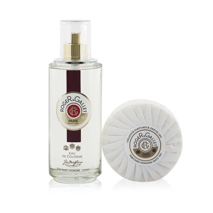 Roger & Gallet Jean Marie Farina (Extra-Vieille) Coffret: Eau De Cologne Spray 100m/3.3oz + Perfumed Soap 2pcs 100g/3.5oz 2 Roger & Gallet Jean Marie Farina (Extra-Vieille) Coffret: Eau De Cologne Spray 100m/3.3oz + Perfumed Soap 2pcs 100g/3.5oz - Image 2