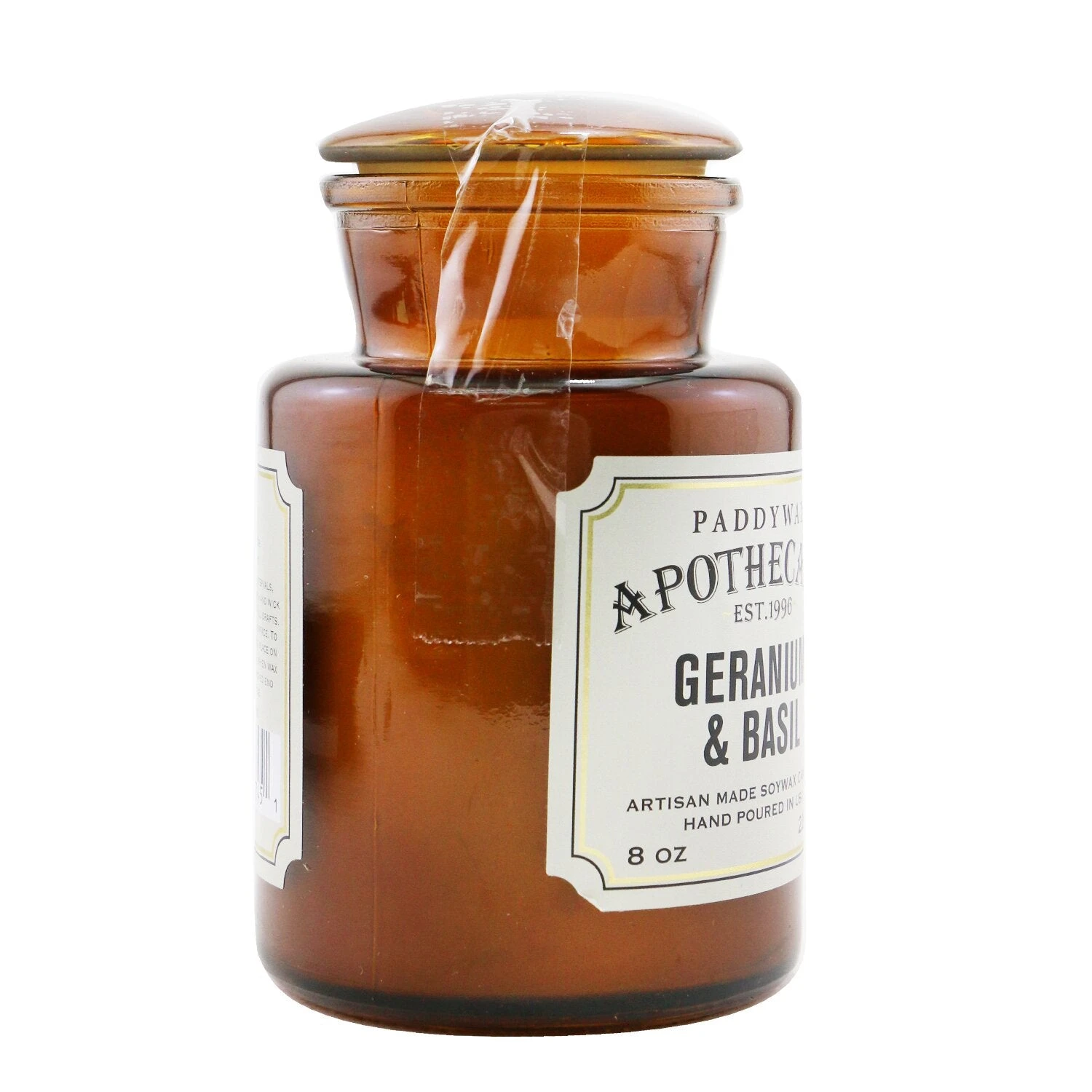 Paddywax Apothecary Candle - Geranium & Basil 226g/8oz 2 Paddywax Apothecary Candle - Geranium & Basil 226g/8oz - Image 2