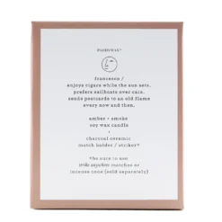 Paddywax Persona Candle - Amber + Smoke 113g/4oz -Demeter || Voluspa || Versace Shop 27150294816 2