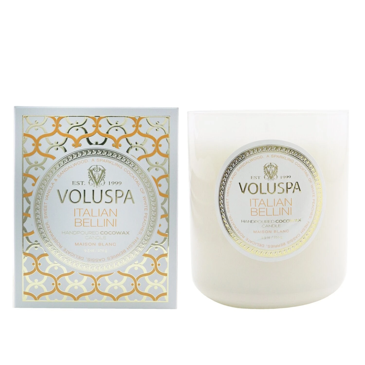 Voluspa Classic Candle - Italian Bellini 270g/9.5oz 2 Voluspa Classic Candle - Italian Bellini 270g/9.5oz - Image 2