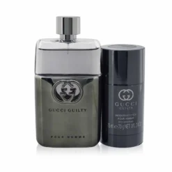 Gucci Guilty Pour Homme Coffret: Eau De Parfum Spray 90ml/3oz + Travel Spray 15ml/0.5oz 2pcs