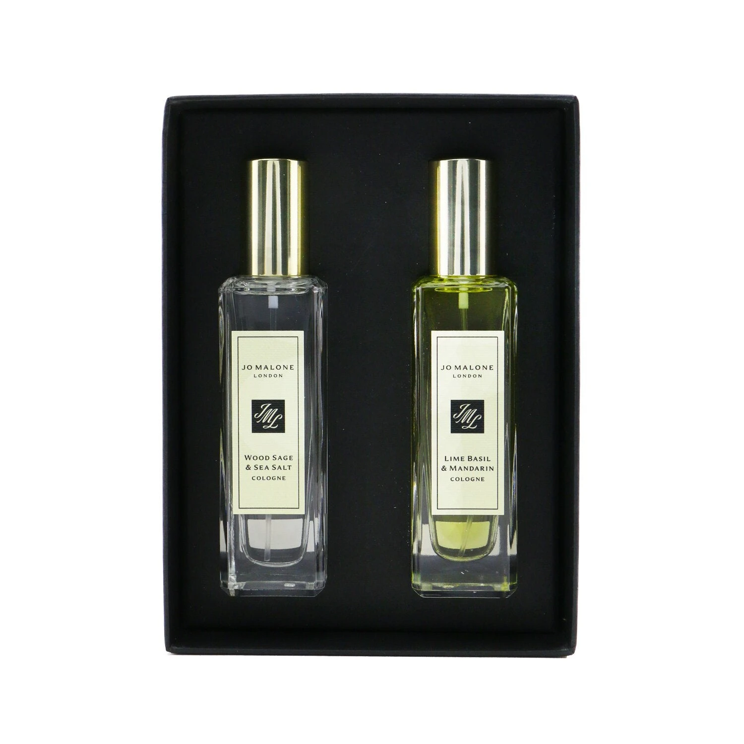 Jo Malone Cologne Duo: Lime Basil & Mandarin + Wood Sage & Sea Salt 2x30ml/1oz 2 Jo Malone Cologne Duo: Lime Basil & Mandarin + Wood Sage & Sea Salt 2x30ml/1oz - Image 2