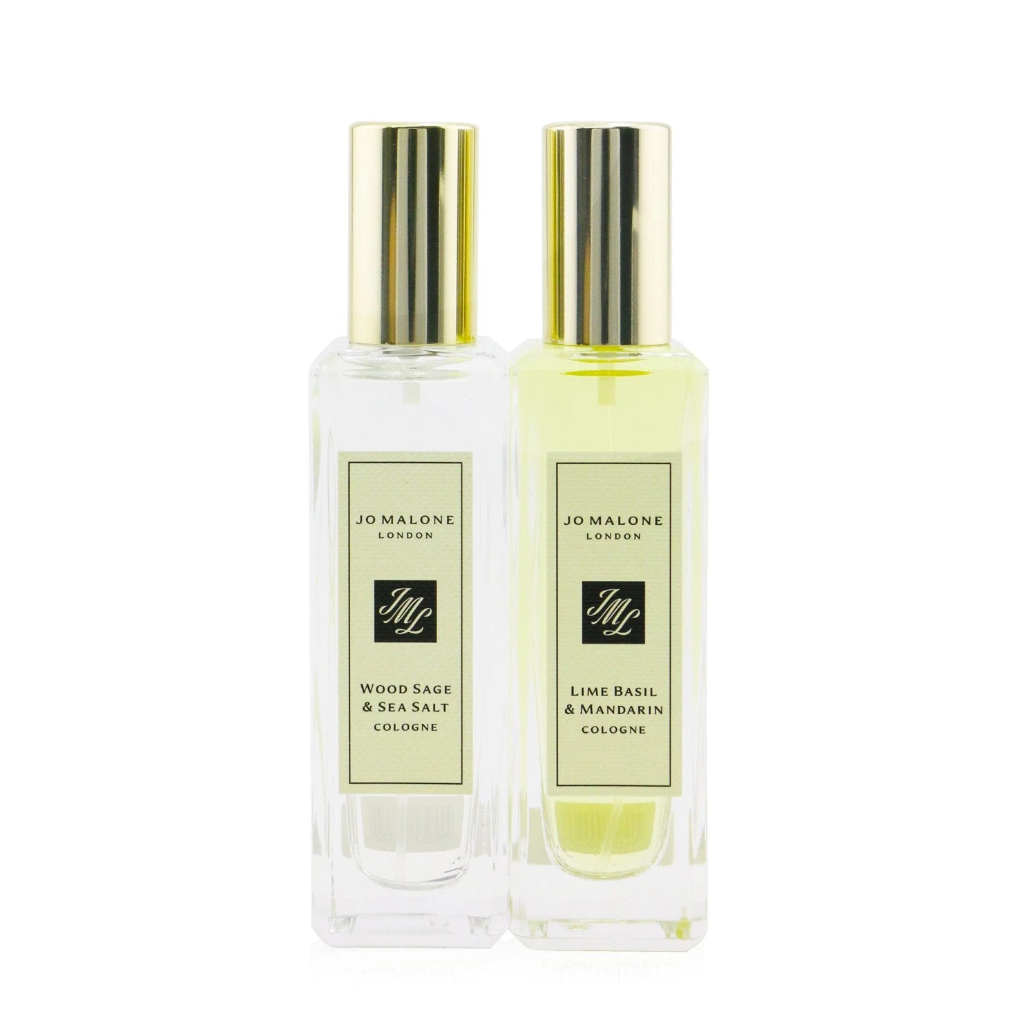 Jo Malone Cologne Duo: Lime Basil & Mandarin + Wood Sage & Sea Salt 2x30ml/1oz 1 Jo Malone Cologne Duo: Lime Basil & Mandarin + Wood Sage & Sea Salt 2x30ml/1oz