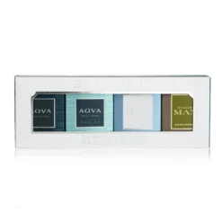 Bvlgari Men Miniatures Coffret: Aqva EDT + Aqva Marine EDT + Wood Essence EDP + Glacial Essence EDP 4x5ml/0.17oz