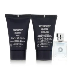 Versace Versace Pour Homme Set: Eau De Toilette 5ml + Hair & Body Shampoo 25ml + After Shave Balm 25ml 3pcs -Demeter || Voluspa || Versace Shop 27966286614 2