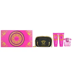 Versace Bright Crystal Absolu Coffret: 3pcs+1Bag