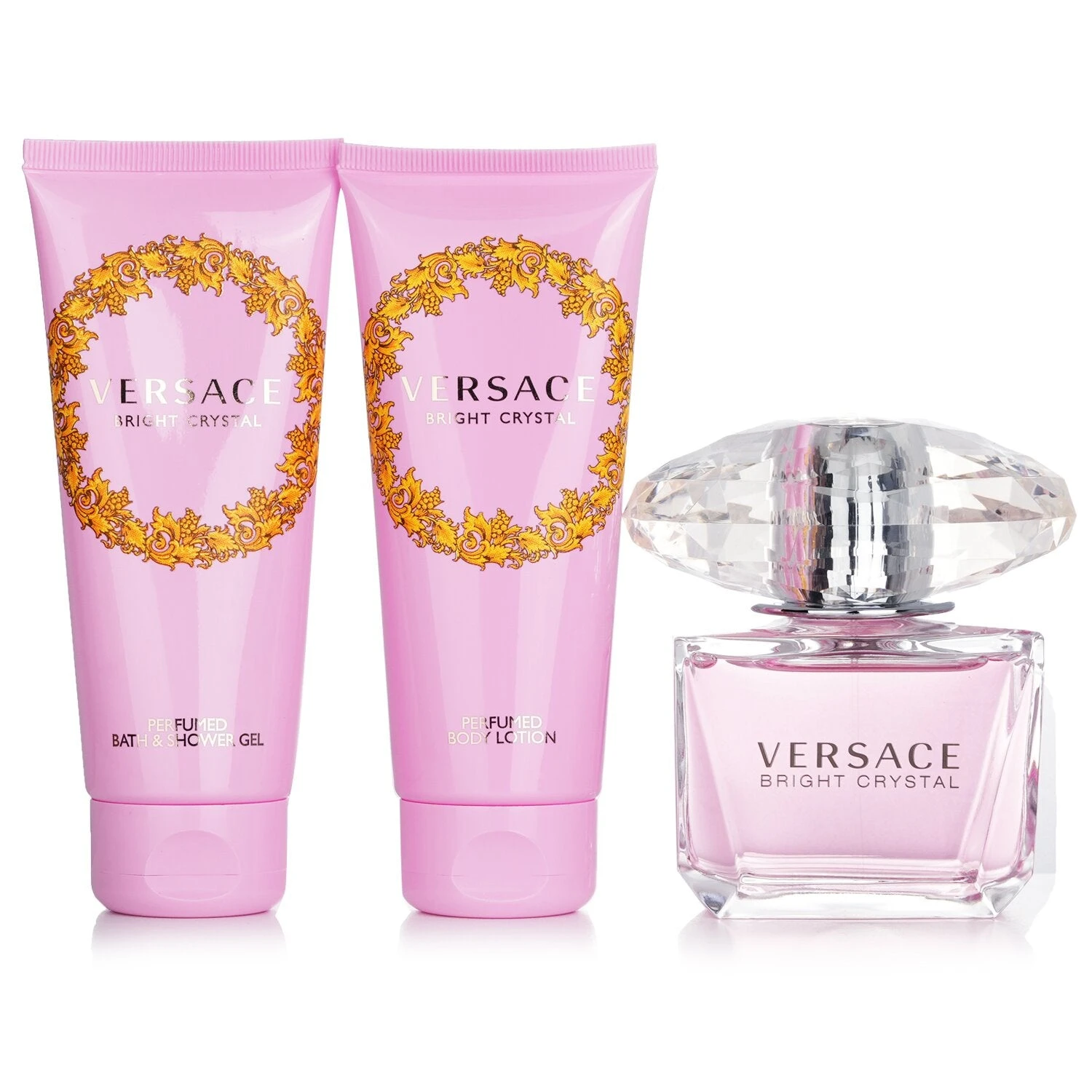 Versace Bright Crystal Coffret: 3pcs+1Bag 2 Versace Bright Crystal Coffret: 3pcs+1Bag - Image 2