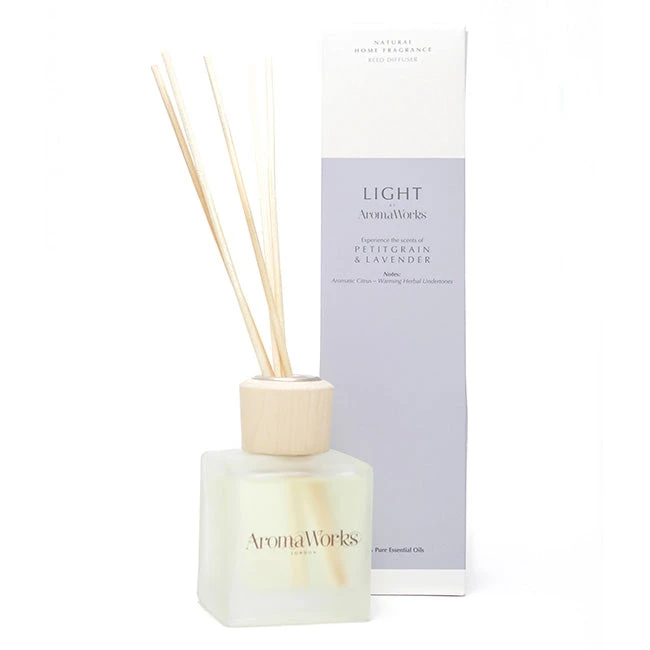 Aromaworks Light Reed Diffuser - Petitgrain And Lavender By Aromaworks For Unisex - 3.4 Oz Reed Diffusers 1 Aromaworks Light Reed Diffuser - Petitgrain And Lavender By Aromaworks For Unisex - 3.4 Oz Reed Diffusers