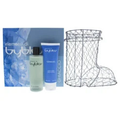 Byblos Elementi Di Ghiaccio By Byblos For Women - 3 Pc Gift Set 4.0oz EDT Spray, 3.4oz Body Lotion, Gift Basket