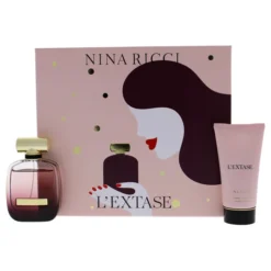 Nina Ricci LExtase By Nina Ricci For Women - 2 Pc Gift Set 1.7oz EDP Spray, 2.5oz Sensual Body Lotion