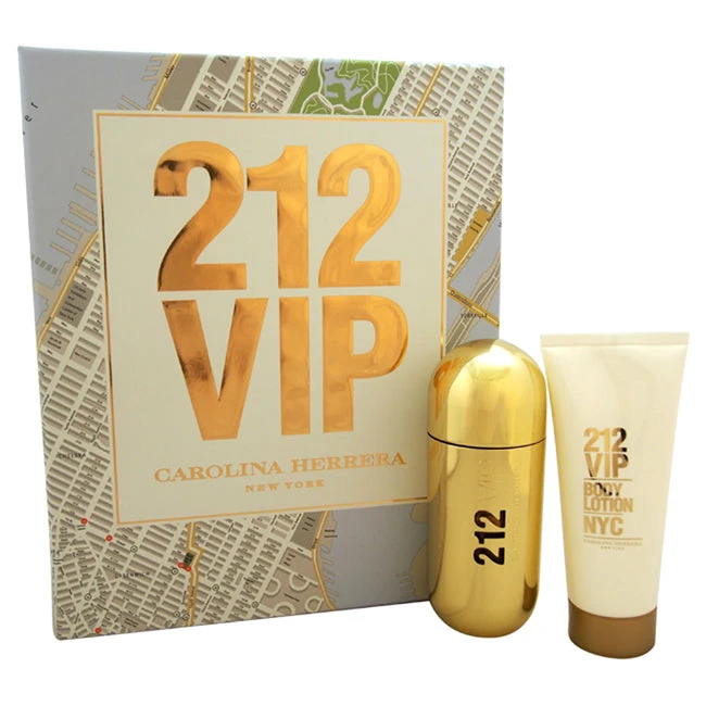 Carolina Herrera 212 VIP By Carolina Herrera For Women - 2 Pc Gift Set 2.7oz EDP Spray, 3.4oz Body Lotion 1 Carolina Herrera 212 VIP By Carolina Herrera For Women - 2 Pc Gift Set 2.7oz EDP Spray, 3.4oz Body Lotion