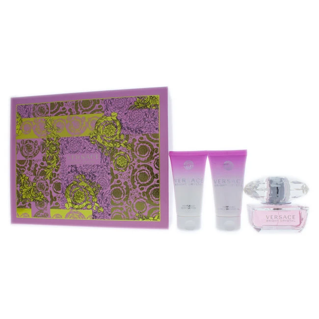 Versace Versace Bright Crystal By Versace For Women - 3 Pc Gift Set 1.7oz EDT Spray, 1.7oz Perfumed Bath And Shower Gel, 1.7oz Body Lotion 1 Versace Versace Bright Crystal By Versace For Women - 3 Pc Gift Set 1.7oz EDT Spray, 1.7oz Perfumed Bath And Shower Gel, 1.7oz Body Lotion