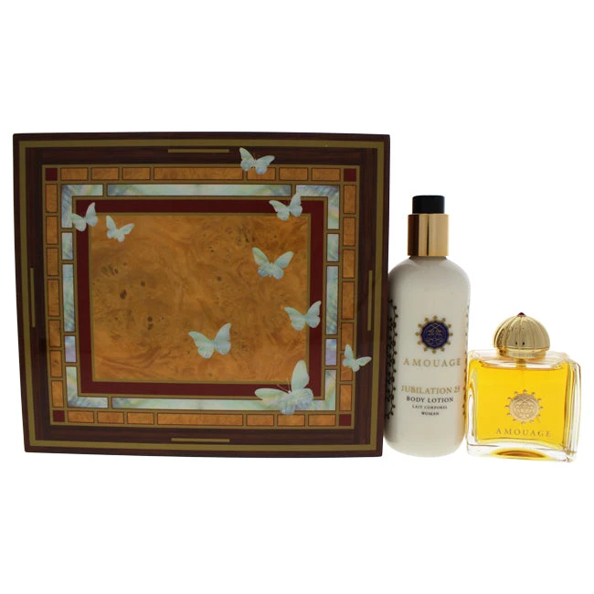 Amouage Jubilation 25 By Amouage For Women - 2 Pc Gift Set 3.4oz EDP Spray, 10.2oz Body Lotion 1 Amouage Jubilation 25 By Amouage For Women - 2 Pc Gift Set 3.4oz EDP Spray, 10.2oz Body Lotion